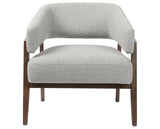 Gibson Silver Fabric with Vintage Sienna Nettlewood | Dexter Chair | Valley Ridge Furniture