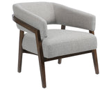 Gibson Silver Fabric with Vintage Sienna Nettlewood | Dexter Chair | Valley Ridge Furniture
