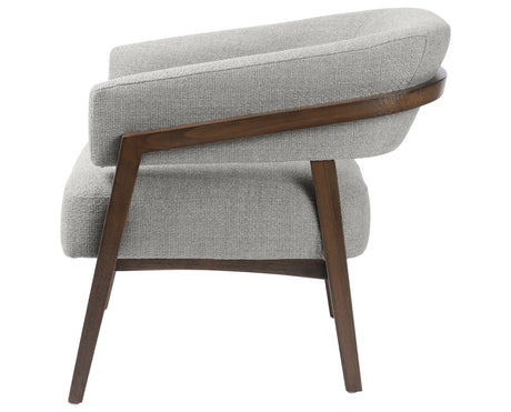 Gibson Silver Fabric with Vintage Sienna Nettlewood | Dexter Chair | Valley Ridge Furniture