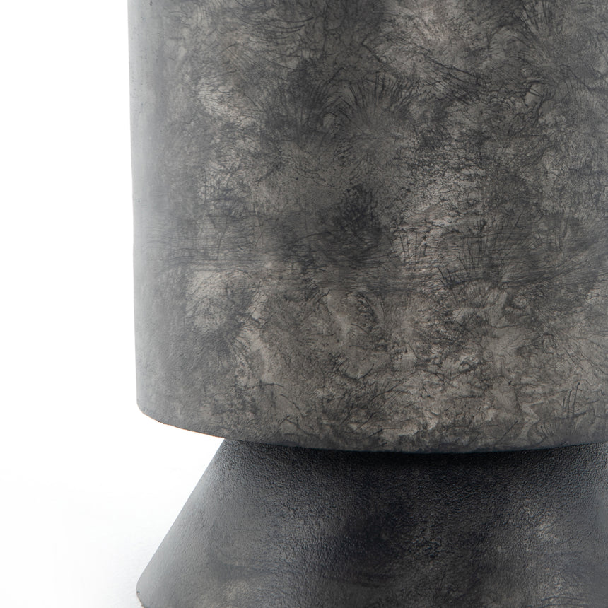 Raw Black | Antonella End Table | Valley Ridge Furniture