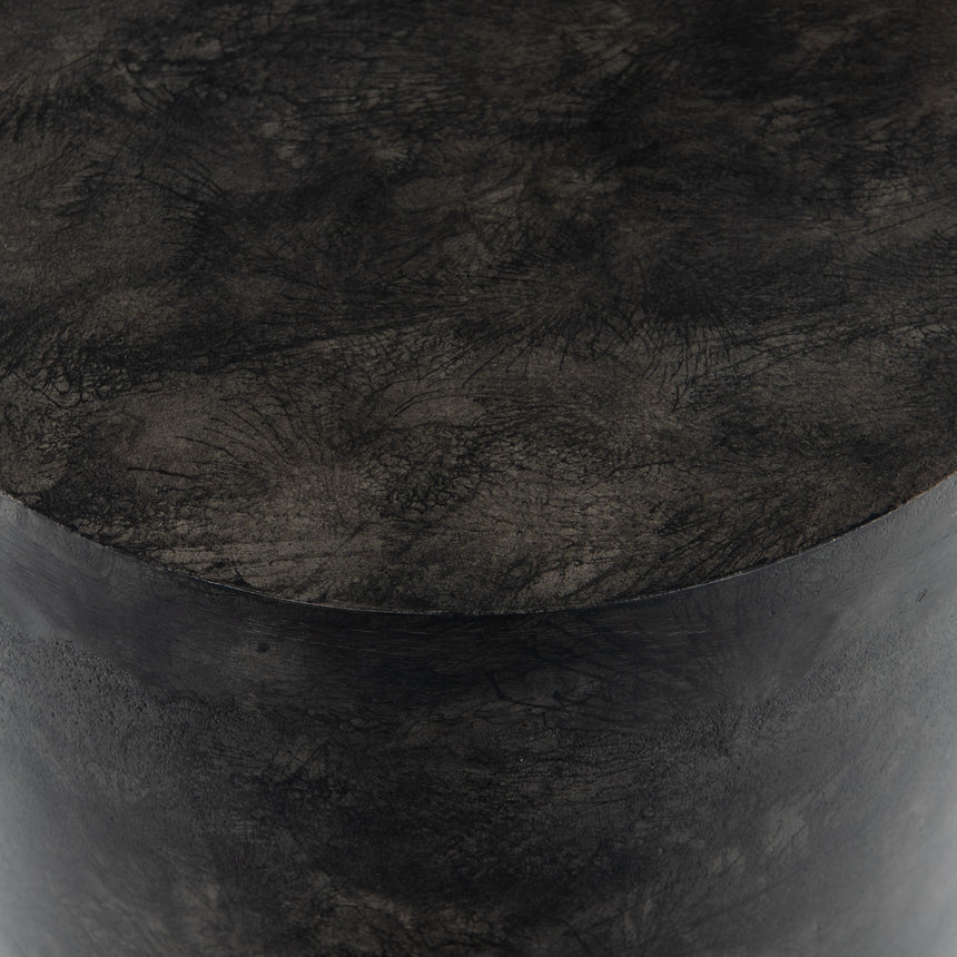 Raw Black | Antonella End Table | Valley Ridge Furniture