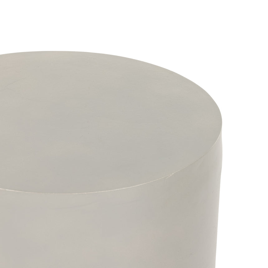 Textured Matte White | Antonella End Table | Valley Ridge Furniture