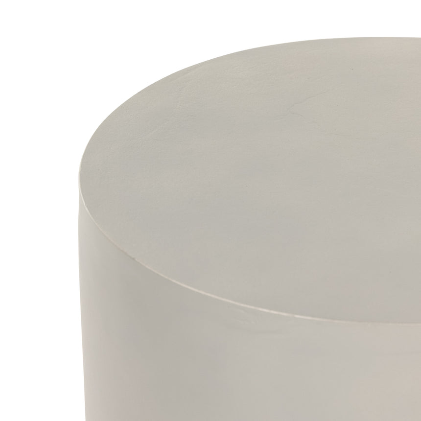Textured Matte White | Antonella End Table | Valley Ridge Furniture