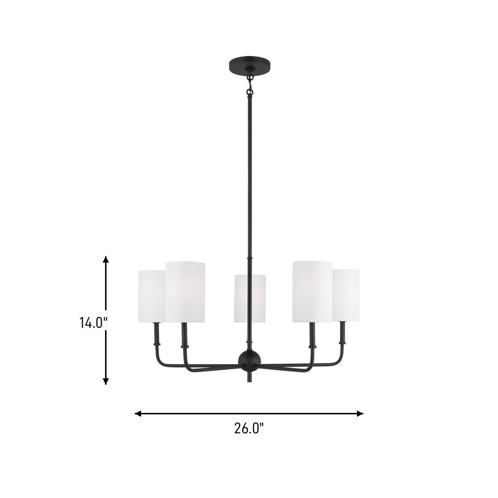 Foxdale Five Light Chandelier