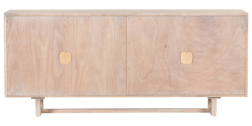 White Wash Mango with Natural Cane | Clarita Sideboard | Valley Ridge Furniture