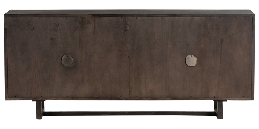 Black Mango & White Wash Mango with Natural Cane | Clarita Sideboard | Valley Ridge Furniture