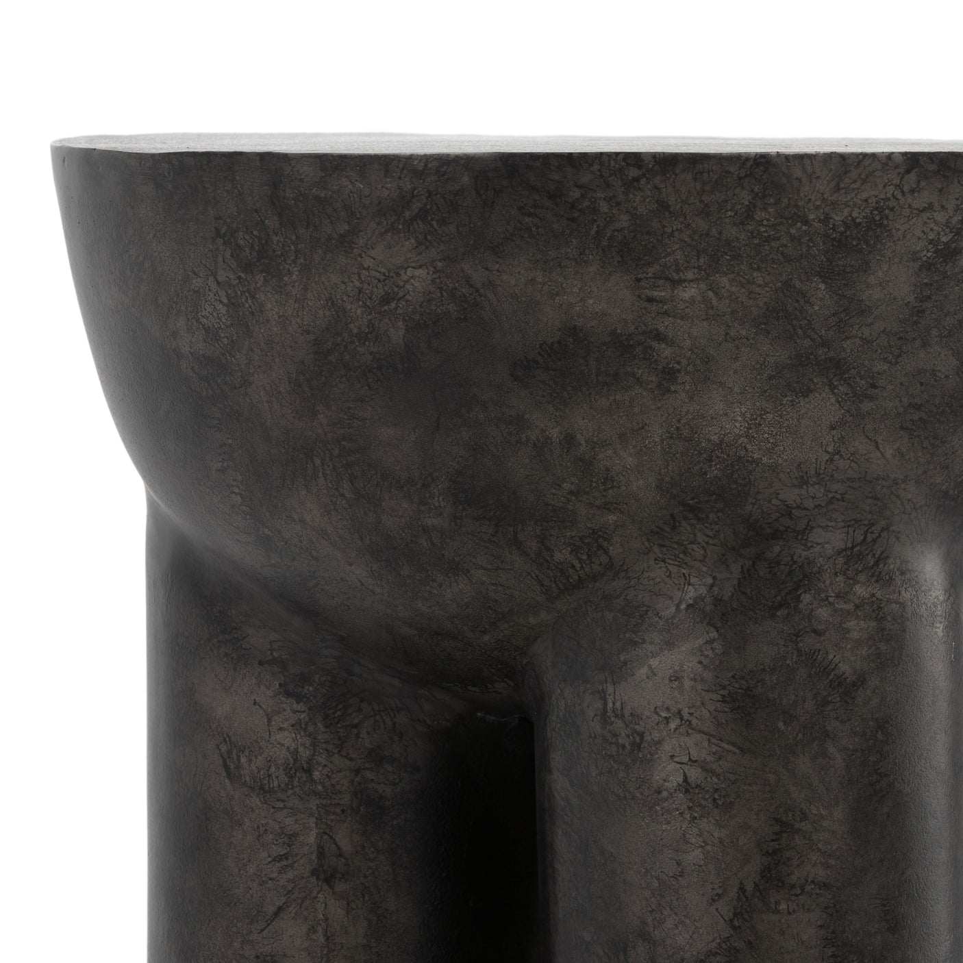 Raw Black | Sante End Table | Valley Ridge Furniture