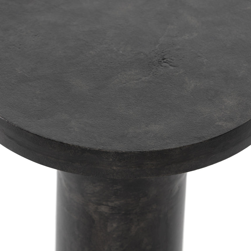 Raw Black | Gino End Table | Valley Ridge Furniture