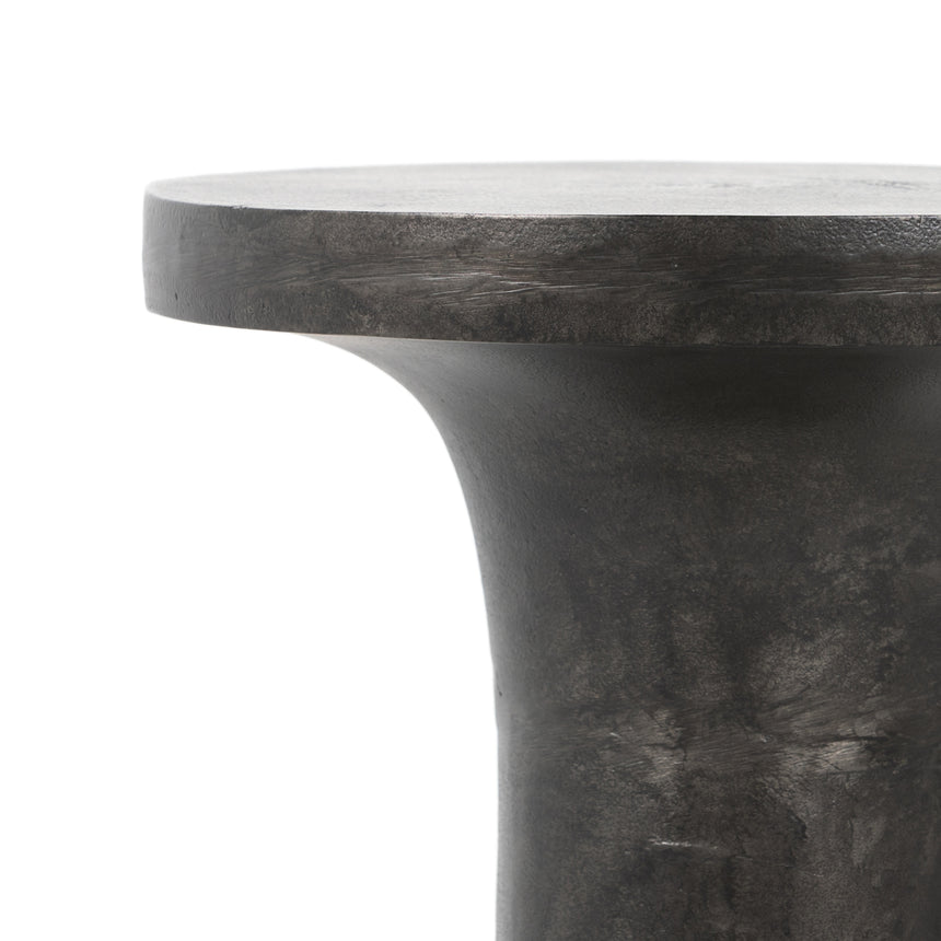 Raw Black | Gino End Table | Valley Ridge Furniture