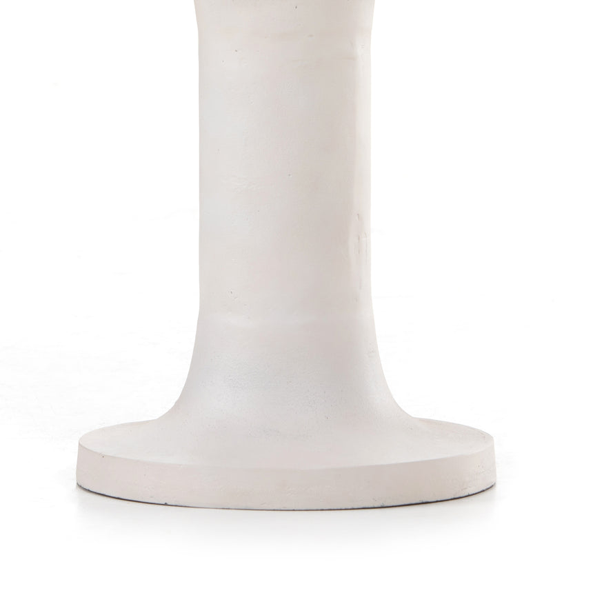 Textured Matte White | Gino End Table | Valley Ridge Furniture