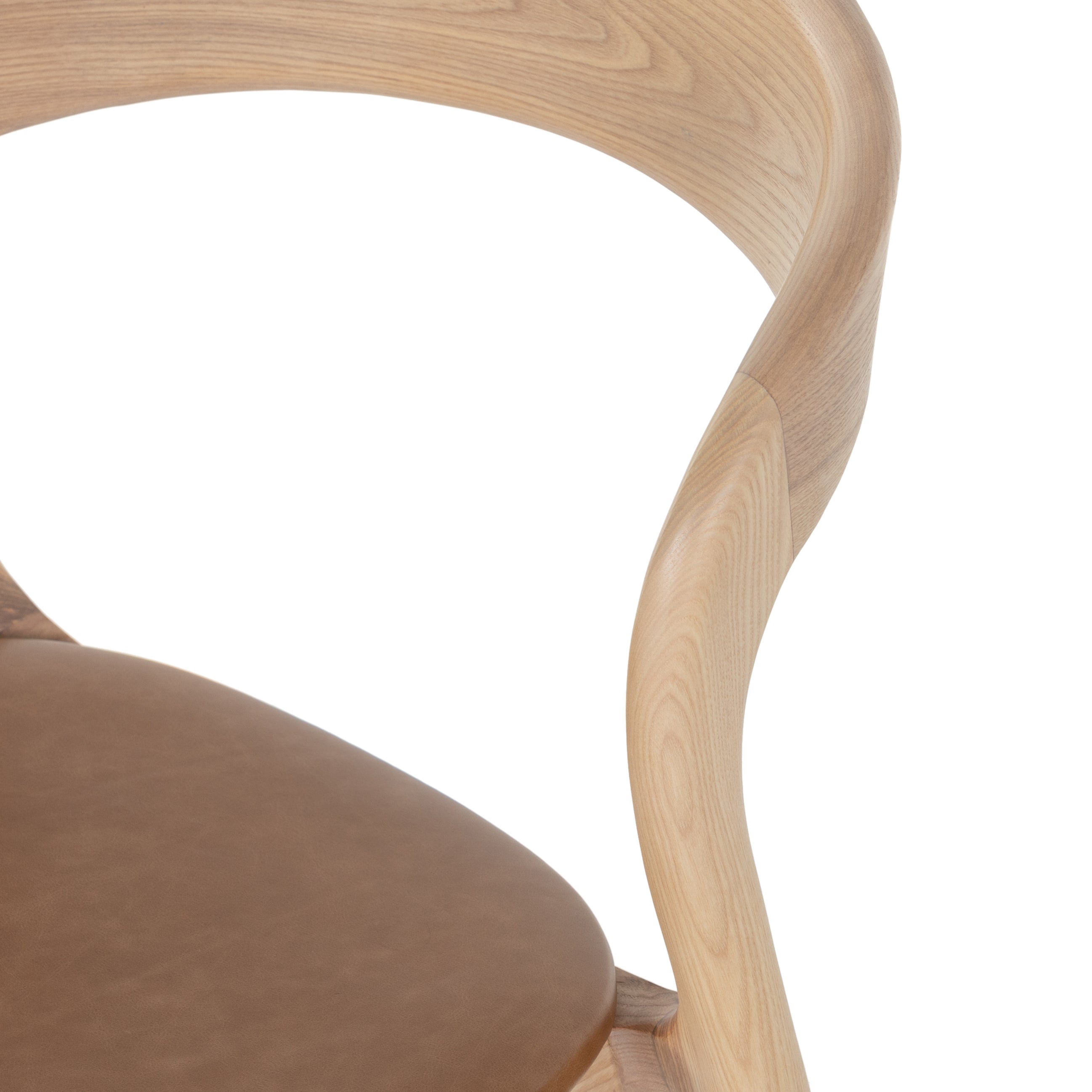 Sonoma Butterscotch Leather with Natural Ash | Amare Dining Chair | Valley Ridge Furniture
