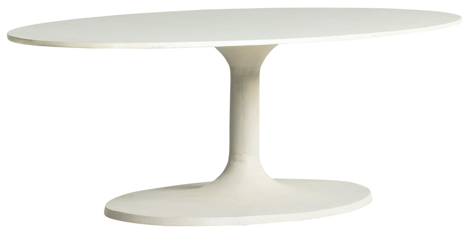 Textured Matte White | Simone Coffee Table | Valley Ridge Furniture