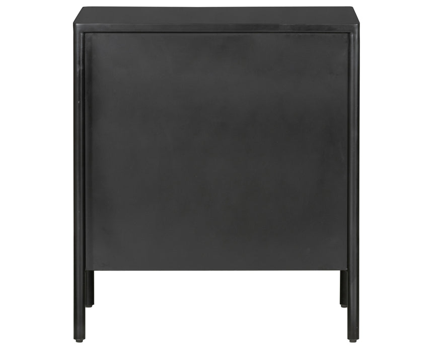 Black Iron with Weathered Bronze Iron | Soto Nightstand | Valley Ridge Furniture