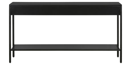 Black Iron with Weathered Bronze Iron | Soto Console Table | Valley Ridge Furniture