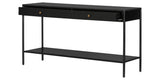 Black Iron with Weathered Bronze Iron | Soto Console Table | Valley Ridge Furniture