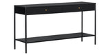Black Iron with Weathered Bronze Iron | Soto Console Table | Valley Ridge Furniture