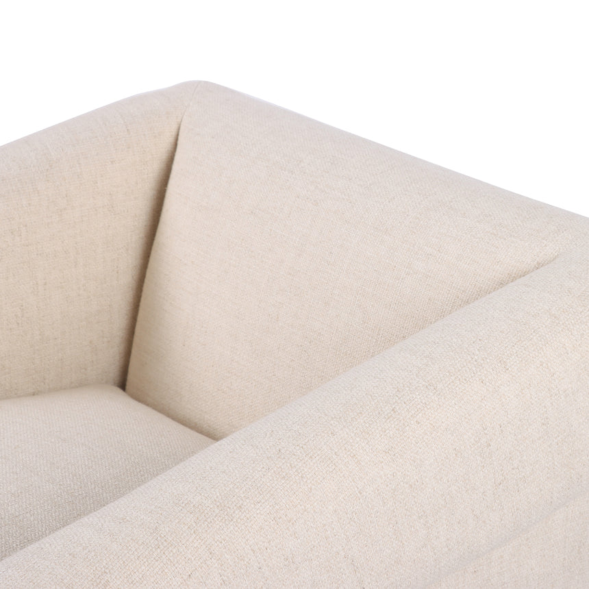 Thames Cream Fabric with Sienna Brown Beech | Cairo Chair | Valley Ridge Furniture