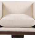 Thames Cream Fabric with Sienna Brown Beech | Cairo Chair | Valley Ridge Furniture