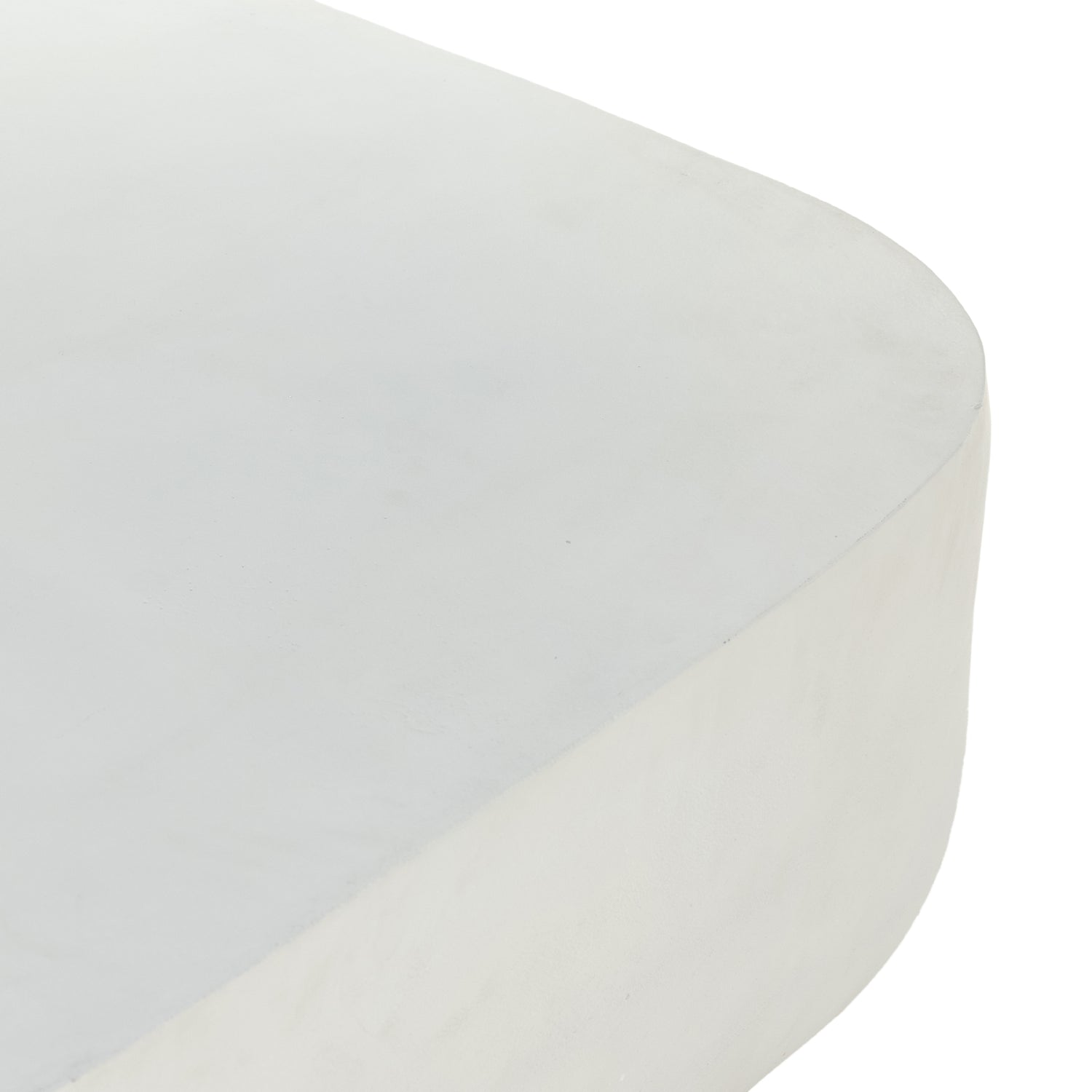 Matte White (35.5in Size) | Basil Square Outdoor Coffee Table | Valley Ridge Furniture