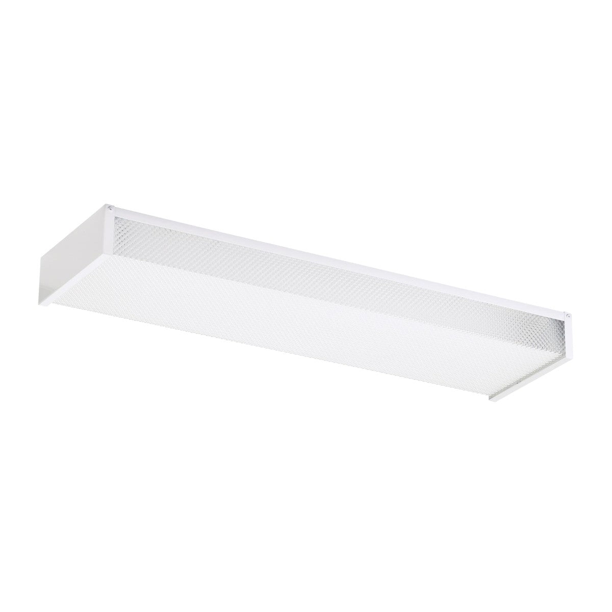 Two Light Flush Mount — W: 6.75" × H: 2.50" × D: 24.00"
