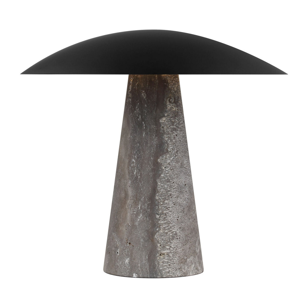 Aegis Medium Travertine Table Lamp