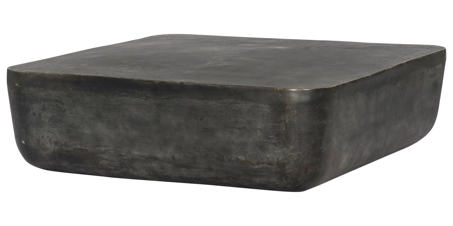 Aged Grey (48in Size) | Basil Square Outdoor Coffee Table | Valley Ridge Furniture