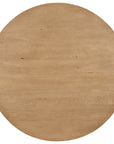 Light Brushed Parawood (48in Size) | Mesa Round Coffee Table | Valley Ridge Furniture