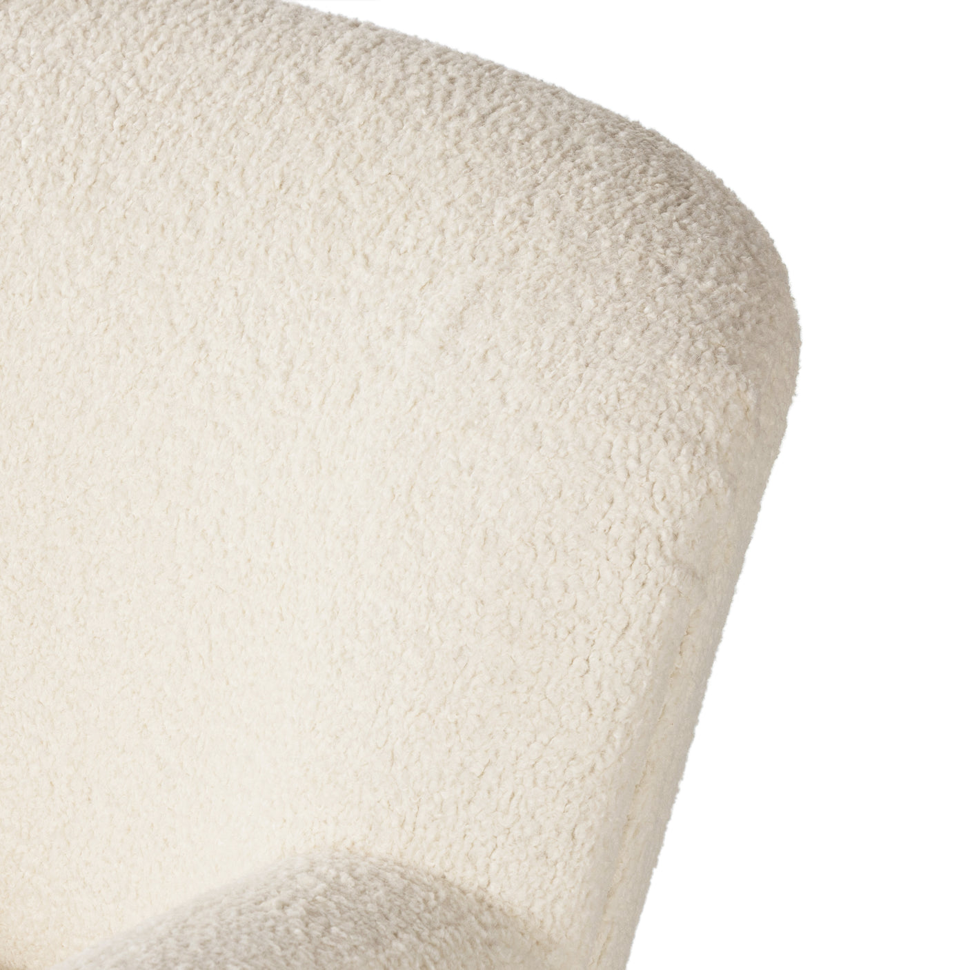 Sheepskin Natural Fabric with Almond Parawood | Kadon Chair | Valley Ridge Furniture