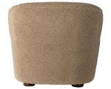 Sheepskin Camel Fabric with Almond Parawood | Kadon Chair | Valley Ridge Furniture