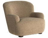 Sheepskin Camel Fabric with Almond Parawood | Kadon Chair | Valley Ridge Furniture