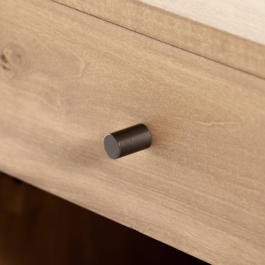 Dry Wash Poplar with Natural Iron | Isador Nightstand | Valley Ridge Furniture