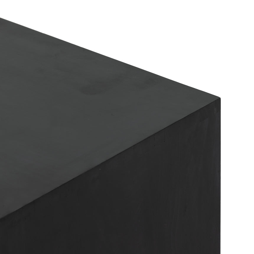 Black Wash Poplar with Natural Iron | Isador Nightstand | Valley Ridge Furniture