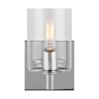 LED Bath Wall Sconce — W: 4.75" × H: 7.75" × D: 6.38"