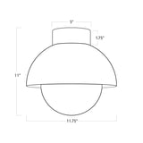 Montreux One Light Flush Mount