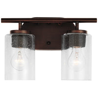 Oslo Two Light Bath — Clear Seeded