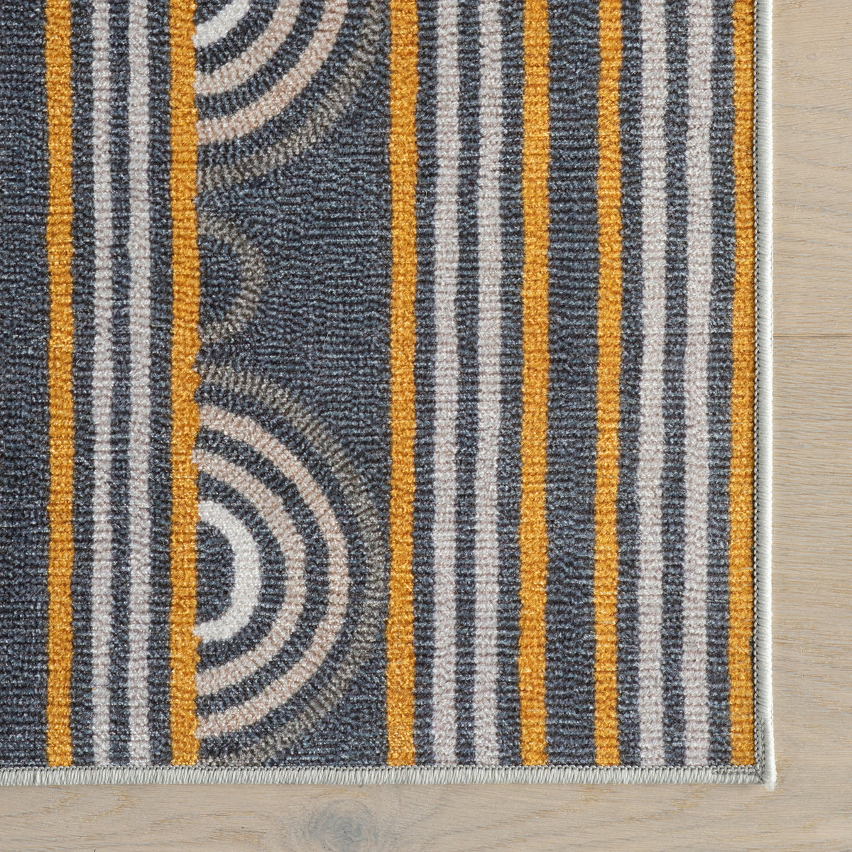 Button Machine Washable Rug