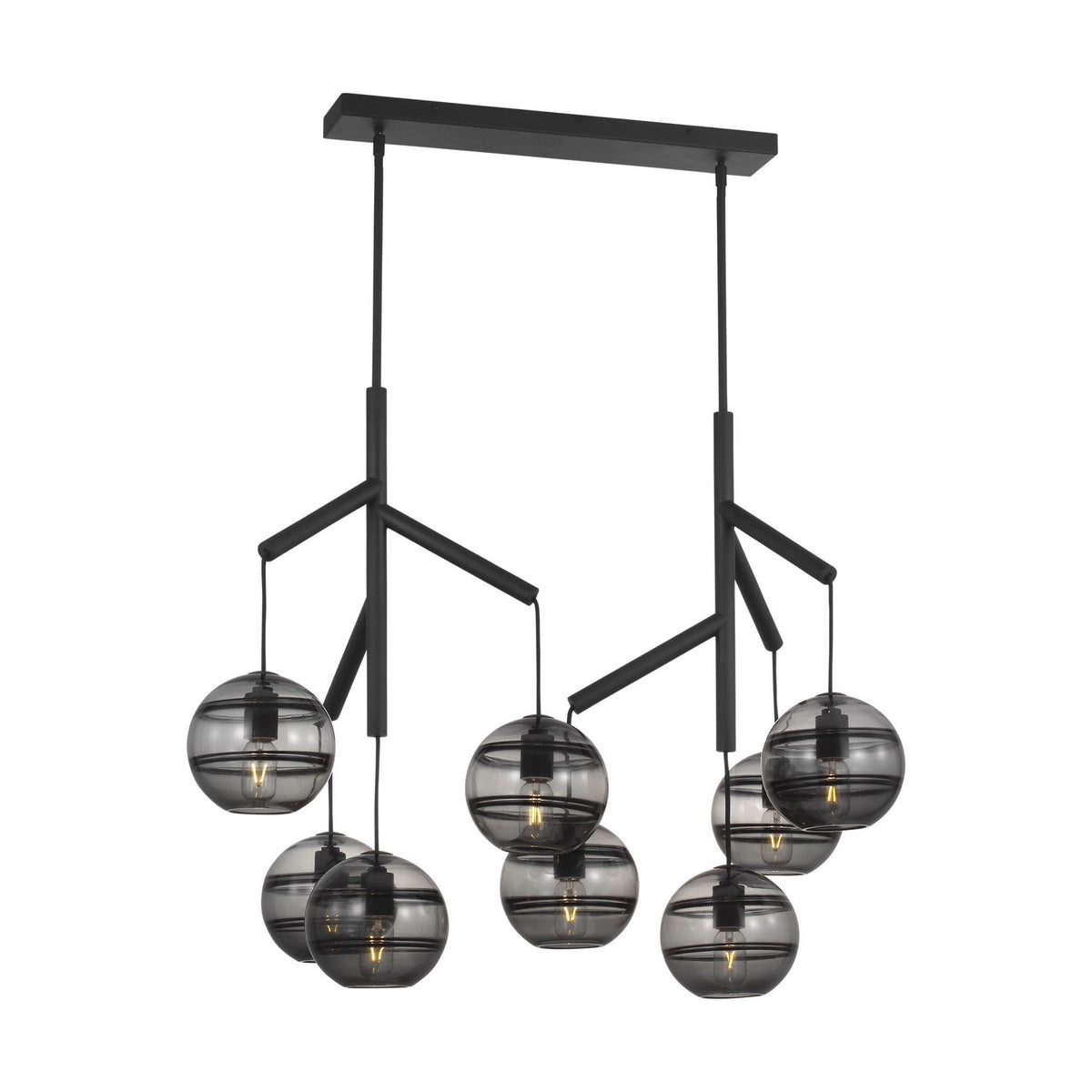 Eight Light Chandelier — 39.3"