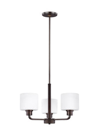 Canfield Three Light Chandelier