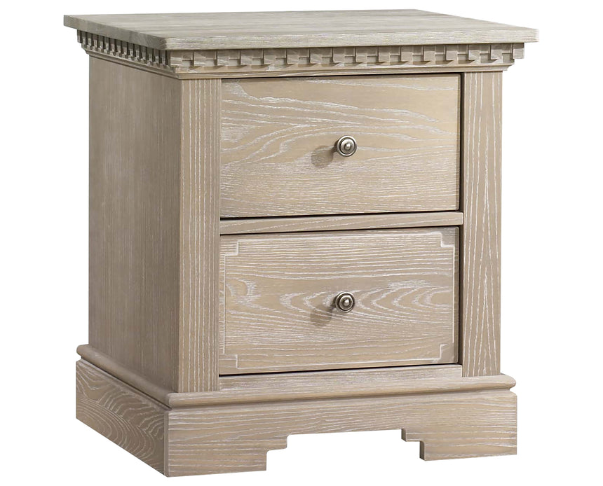 Sugar Cane Brushed Oak | Ithaca Nightstand | Valley Ridge Furniture