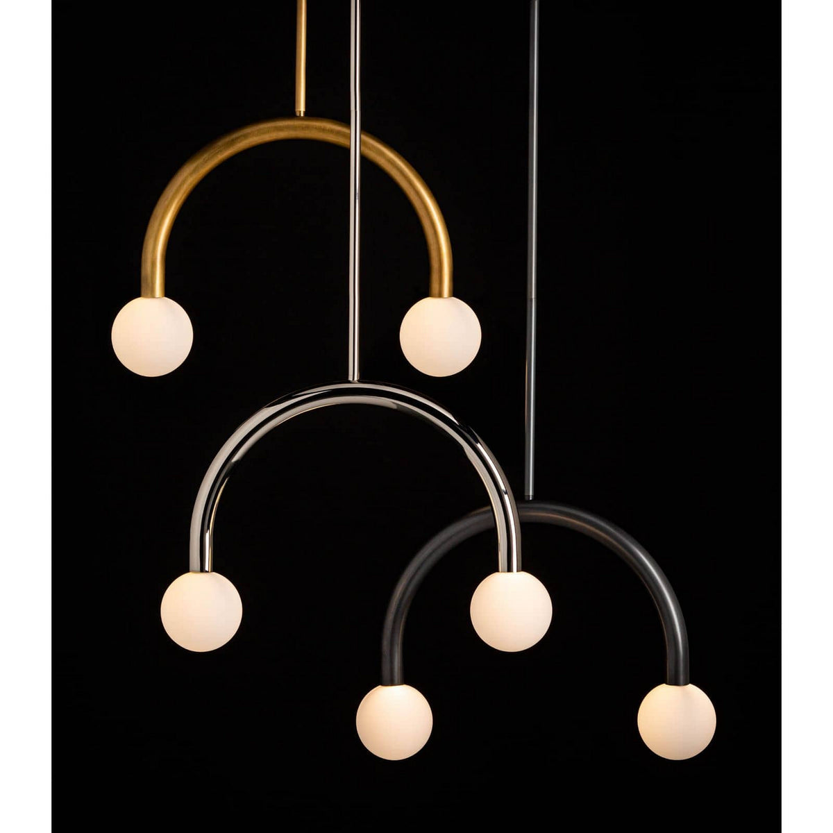 Happy LED Pendant — 18.00"