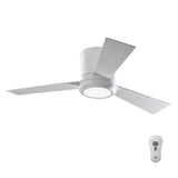 Clarity 42" Semi Flush LED Ceiling Fan