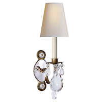 Yves Crystal Single Arm Sconce