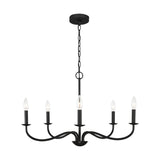 Abells Five Light Chandelier