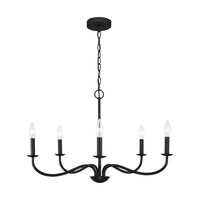 Abells Five Light Chandelier