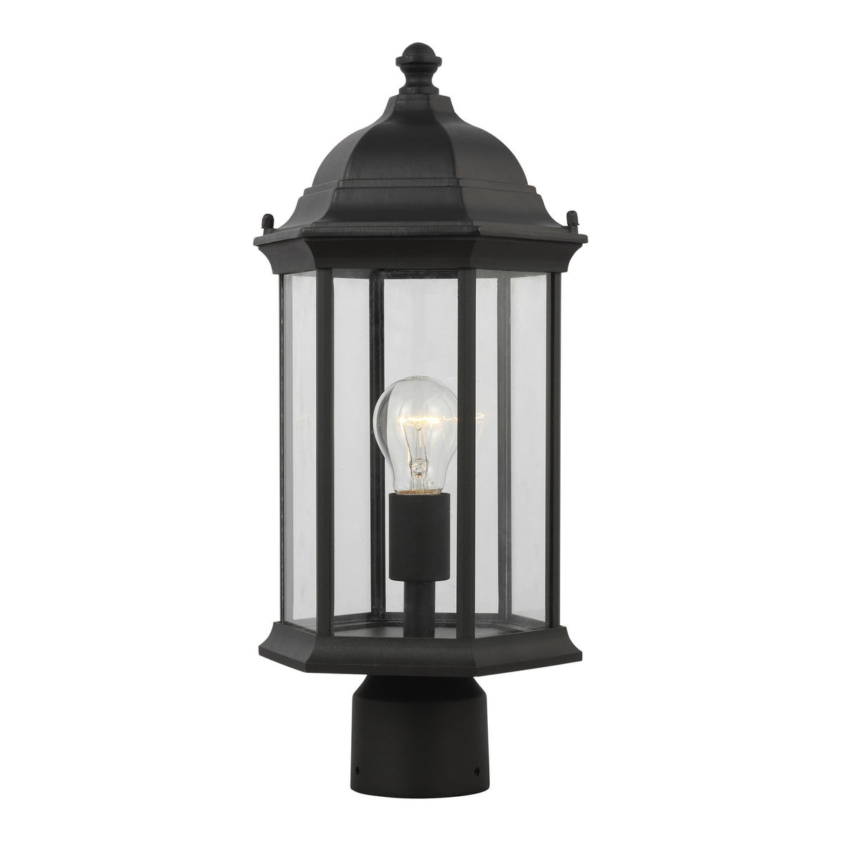 Sevier 18" Post Lantern — Clear