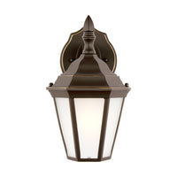 Bakersville Flat 11" Lantern — Satin Etched