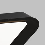 Rhonan Flush Mount — Nightshade Black