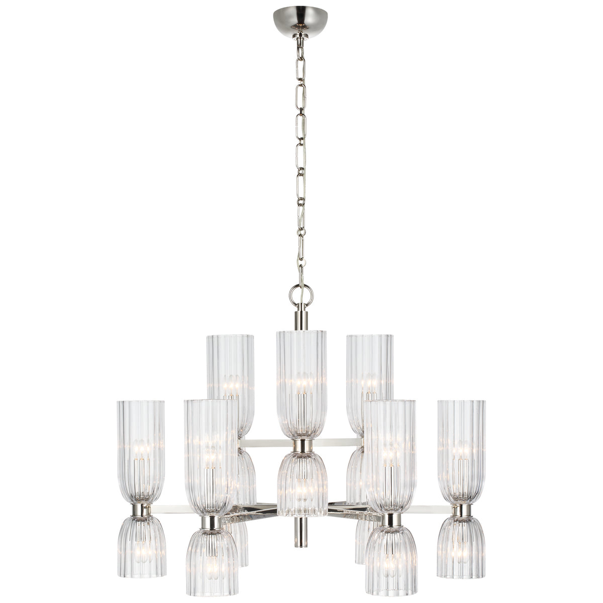 Asalea Medium Two-Tier Chandelier