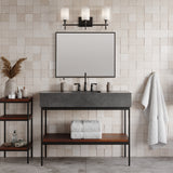 Oak Moore 3-Light Bath Sconce — 75 W