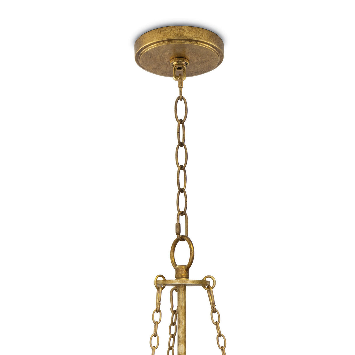River Reed Six Light Chandelier — 27.25"